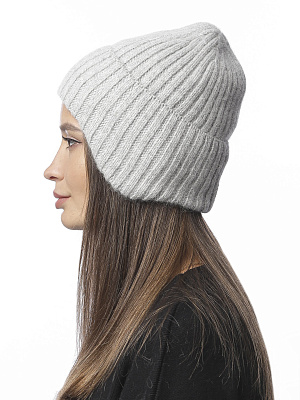 DW112-3f Fabretti Шапка женская 40% шерсть енота, 15% шерсть, 25% вискоза, 20% нейлон