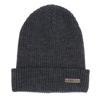 DFRG50-45 FABRETTI Шапка мужская 50% шерсть, 30% вискоза, 20% полиэстер