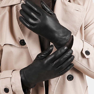 17.6-1  FABRETTI Перчатки муж. нат. кожа