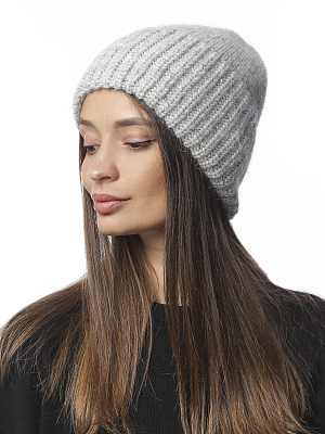 DFR78-3 FABRETTI Шапка женская 50% ангора, 15% шерсть, 15% вискоза,20% полиэстер