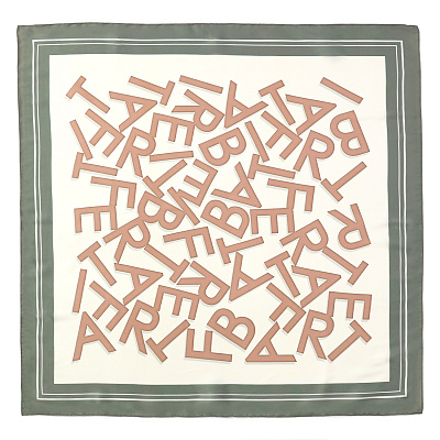 VFV50-11 Платок жен. 100% полиэстер 70x70 FABRETTI