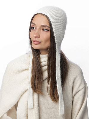 DLIF40-1 Fabretti Шапка женская 30% ангора, 25% вискоза, 40% полиэстер, 5% метанить