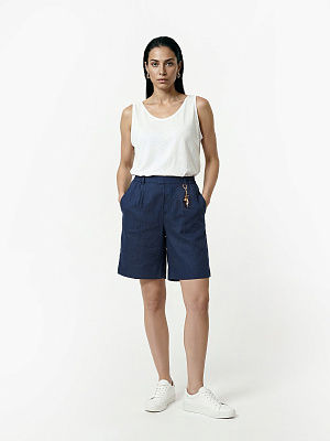 NLSH102-110 FABRETTI Шорты женские 100% лен