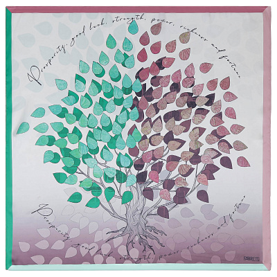 VFI0067-12 Платок жен. 100% полиэстер 70x70 FABRETTI