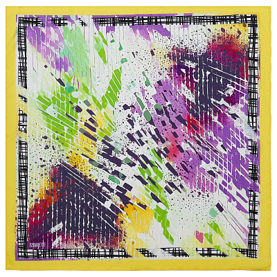 VFI0068-7 Платок жен. 100% полиэстер 70x70 FABRETTI