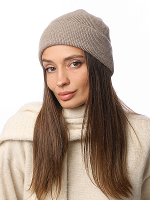 DW124-12 Fabretti Шапка женская 40% шерсть енота, 15% шерсть, 25% вискоза, 20% нейлон