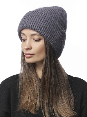 DLIF34-45 Fabretti Шапка женская 40% ангора, 20% вискоза, 38% полиэстер, 2% метанить