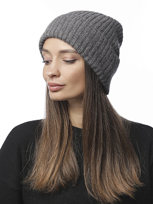 DW130-45 Fabretti Шапка женская 40% шерсть енота, 15% шерсть, 25% вискоза, 20% нейлон