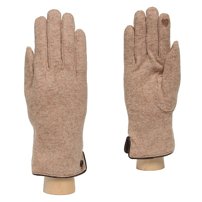 JMF80-23 FABRETTI Перчатки жен. 90% шерсть,10% эластан