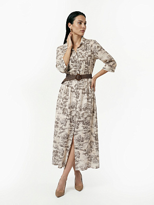 NLDS007-170P FABRETTI Платье женское 70% вискоза, 30% хлопок 