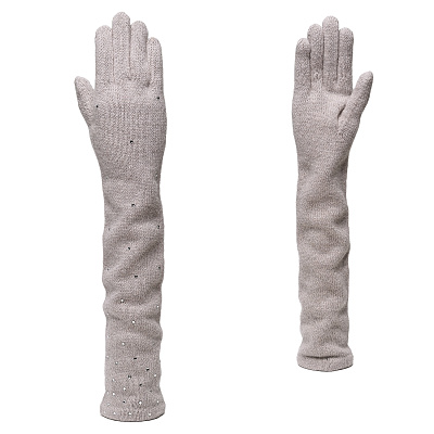 JFF38-3 FABRETTI Перчатки жен. 70% шерсть/20% ангора/10% нейлон