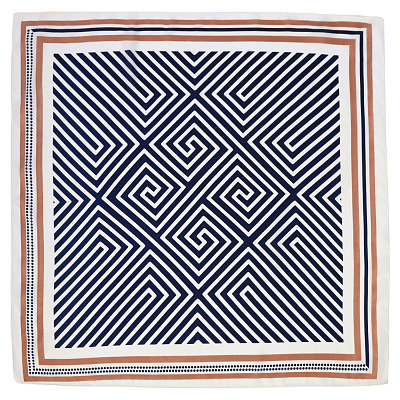 VFV27-8 Платок жен. 100% полиэстер 70x70 FABRETTI