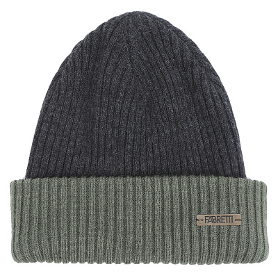 DFRG59-45 FABRETTI Шапка мужская 50% шерсть, 30% вискоза, 20% полиэстер