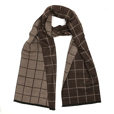VGU0002-23 Шарф муж. 100% вискоза 30x192 FABRETTI