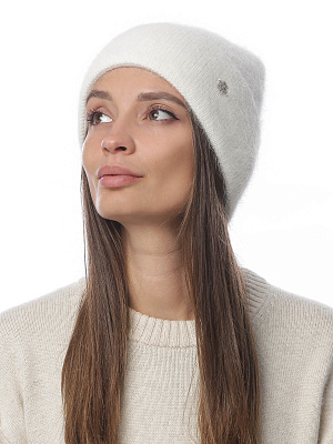 DLIF35-1 Fabretti Шапка женская 40% ангора, 20% вискоза, 40% полиэстер