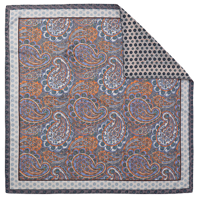 VFV30-10 Платок жен. 100% полиэстер 90x90 FABRETTI