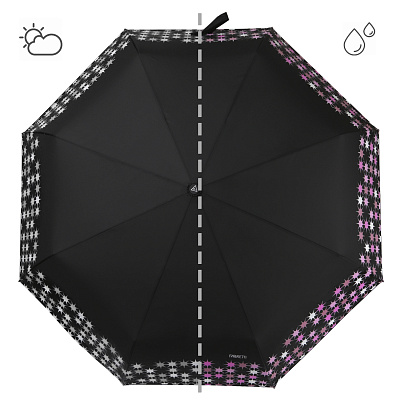 UFW0017-5 Зонт жен. Fabretti, автомат, 3 сложения, эпонж