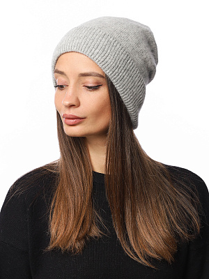 DW132-3f Fabretti Шапка женская 40% шерсть енота, 15% шерсть, 25% вискоза, 20% нейлон