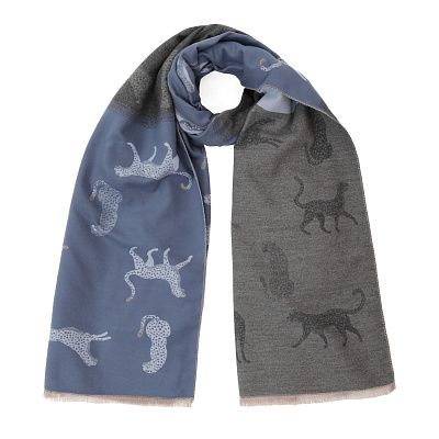 VFLL1-9 Шарф жен. 30% вискоза, 70% полиэстер 65x185 FABRETTI