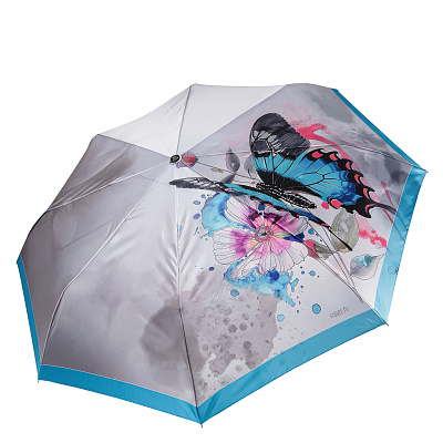 UFLS0087-9 Зонт жен. Fabretti, автомат, 3 сложения, сатин