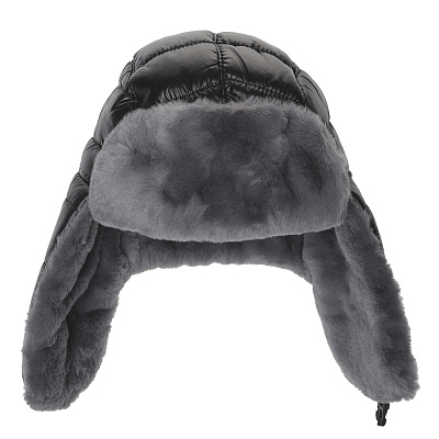 DIG9-2 Fabretti Ушанка мужская 100% полиэстер