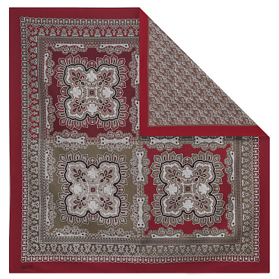 VFS4-4 Платок жен. 100% полиэстер 90x90 FABRETTI