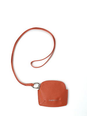 Q260802D-6 FABRETTI Чехол для наушников жен. 100% натуральная кожа КРС 