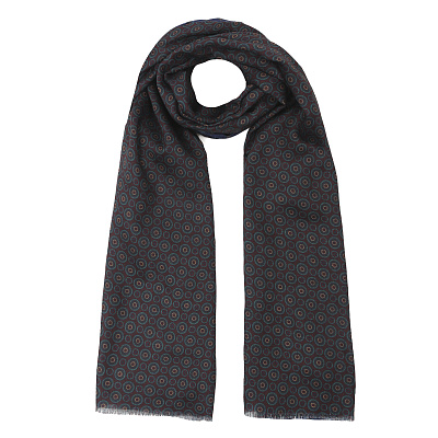 VGW5-4 Шарф муж. 100% полиэстер 70x180 FABRETTI