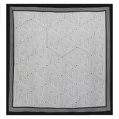 VFJ1-30 Платок жен. 100% полиэстер 110x110 FABRETTI