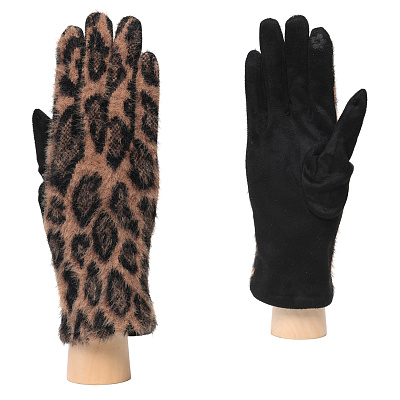 JRF26-13 FABRETTI Перчатки жен. 100% полиэстер; на ладони: 90% полиэстер/10% эластан 