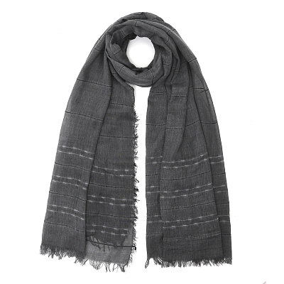 VGJ1-3 Шарф муж. 100% полиэстер 95x190 FABRETTI