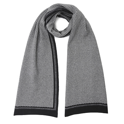 VGU11-2 Шарф муж. 60% вискоза, 20% нейлон, 20% полиэстер 30x180 FABRETTI