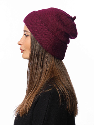 DW122-4 Fabretti Шапка женская 40% шерсть енота, 15% шерсть, 25% вискоза, 20% нейлон