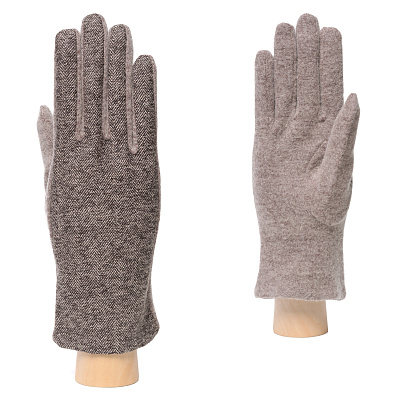 JRF21-12 FABRETTI Перчатки жен. 100% полиэстер; на ладони: 85% шерсть/15% эластан 