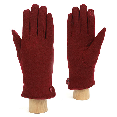 JMF80-4 FABRETTI Перчатки жен. 90% шерсть, 10% эластан