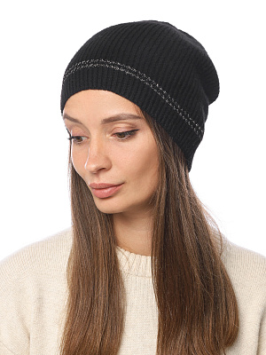 DW136-2 Fabretti Шапка женская 15% кашемир, 40% вискоза, 43% нейлон, 2% метанить