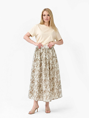 NYSK003-190P FABRETTI Юбка женская 85% тенсел, 15% полиамид