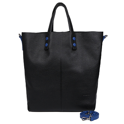 15975A-W2-018/886 black/blue Palio Сумка жен. нат. кожа
