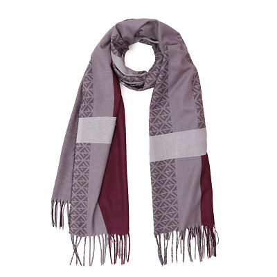 VFJ7-4 Шарф жен. 30% вискоза, 70% полиэстер 70x180 FABRETTI