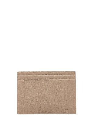 Q261701D-13 FABRETTI Визитница жен. 100% натуральная кожа КРС 