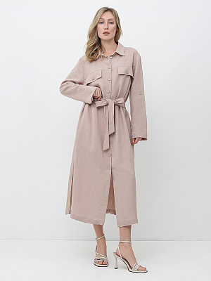 ZD87-191 FABRETTI Платье  женское 53% лён, 47% вискоза