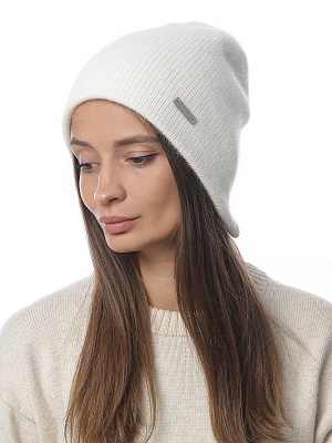 DFR85-1 FABRETTI Шапка женская 50% ангора, 15% шерсть, 15% вискоза, 20% полиэстер