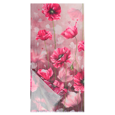 VF41-5 Шарф жен. 55% бамбук, 45% полиэстер 90x180 FABRETTI