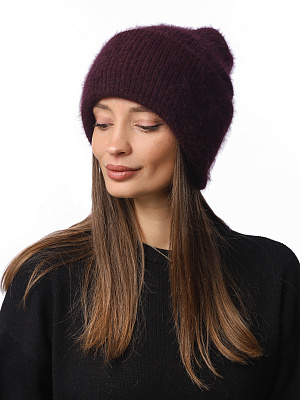 DW135-4 Fabretti Шапка женская 35% ангора, 40% вискоза, 25% нейлон