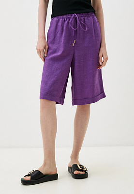 ZSH26-140 FABRETTI Шорты женские 53% лён, 47% вискоза