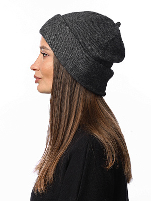 DW122-45 Fabretti Шапка женская 40% шерсть енота, 15% шерсть, 25% вискоза, 20% нейлон