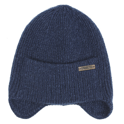 DWG82-8f Fabretti Ушанка мужская 25% мохер, 45% шерсть, 15% нейлон, 15% акрил