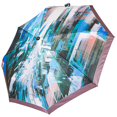 UFS0090-8 Зонт жен. Fabretti, автомат, 3 сложения, сатин