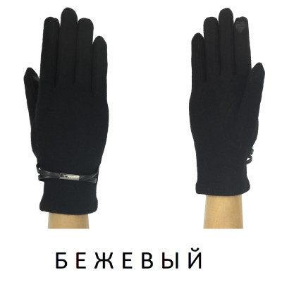 JIF69-13 FABRETTI Перчатки жен. 85% шерсть/15% эластан 
