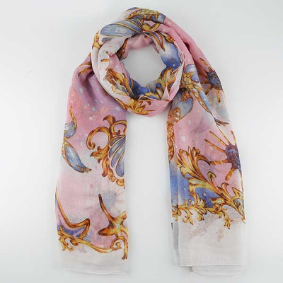 JHPQ1126-1 Шарф жен. 100%вискоза 100х180